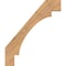 Ekena Millwork 3 1/2"W x 34"D x 40"H Merced Smooth Knee Brace, Western Red Cedar BRC04X34X40MRC00SWR - alternate 2
